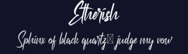 Etherish by NihStudio — Script Handwritten Font — thumbnail 2