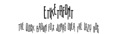 Etiketafont by Patricio Zambra — Script Handwritten Font — thumbnail 1