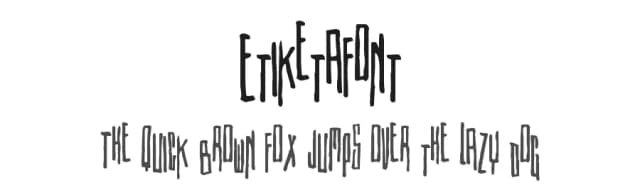 Etiketafont by Patricio Zambra — Script Handwritten Font