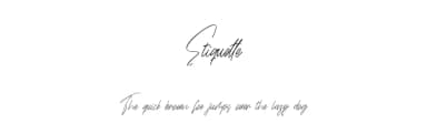 Etiquette by Hatf Type — Script Handwritten Font — thumbnail 1