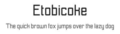 Etobicoke by Arfurware — Sans Serif Font — thumbnail 1