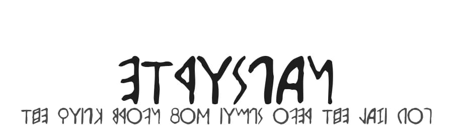 Etruscan by Dave Bastian — Dingbats Font