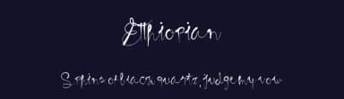 Etthiopian by Baihaki — Script Handwritten Font — thumbnail 2