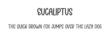 Eucaliptus by Andi Moz — Script Handwritten Font — thumbnail 1