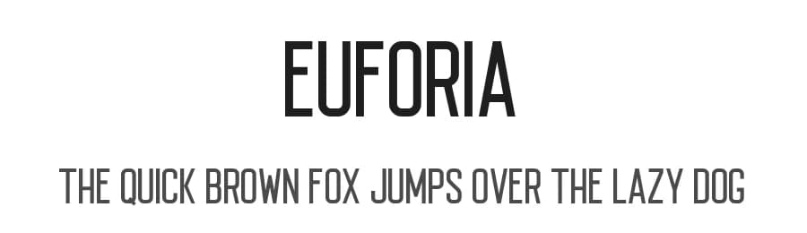 Euforia by Yosan Studio — Sans Serif Font