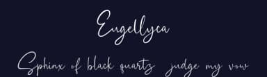 Eugellyca by Creatype Studio — Script Handwritten Font — thumbnail 2