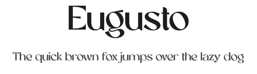 Eugusto by Typetemp Studio — Serif Font