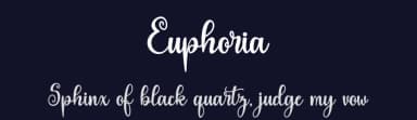 Euphoria by Supersemar Letter — Script Handwritten Font — thumbnail 2