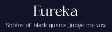 Eureka by Slide Shoot Type — Serif Font — thumbnail 2