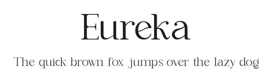 Eureka by Slide Shoot Type — Serif Font — preview 1