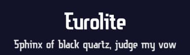 Eurolite by PutraCetol Studio — Sans Serif Font — thumbnail 2