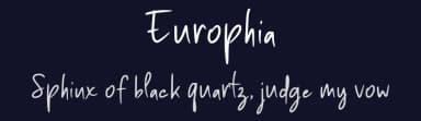 Europhia by Letterayu — Script Handwritten Font — thumbnail 2