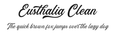 Eusthalia Clean by Ydhra Studio — Script Handwritten Font — thumbnail 1