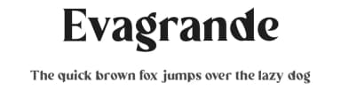 Evagrande by Aluyeah Studio — Serif Font — thumbnail 1