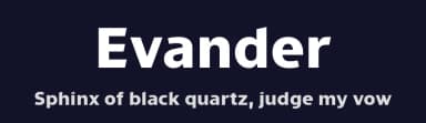 Evander by Punchform — Sans Serif Font — thumbnail 2