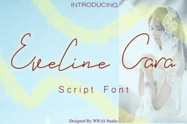 Eveline Cara Font by Wras Studio — Script Handwritten Font — thumbnail 1