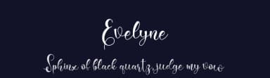 Evelyne by niyos — Script Handwritten Font — thumbnail 2