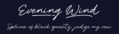 Evening Wind by Khurasan — Script Handwritten Font — thumbnail 2