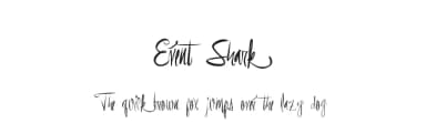 Event Shark by Xerographer Fonts — Script Handwritten Font — thumbnail 1