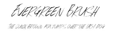 Evergreen Brush by JSH creates — Script Handwritten Font — thumbnail 1