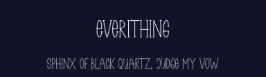 Everithing by Danar Nugroho — Script Handwritten Font — thumbnail 2