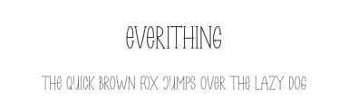 Everithing by Danar Nugroho — Script Handwritten Font — thumbnail 1