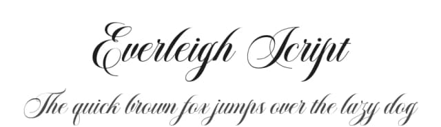 Everleigh Script by Has Rizal — Script Handwritten Font