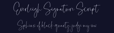 Everleigh Signature Script by Get Studio — Script Handwritten Font — thumbnail 2