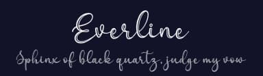 Everline by Blankids — Script Handwritten Font — thumbnail 2