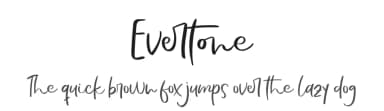 Evertone by AminMario — Script Handwritten Font — thumbnail 1