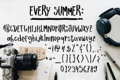 Every Summer Font by Blue Robin Design Shop — Script Handwritten Font — thumbnail 7