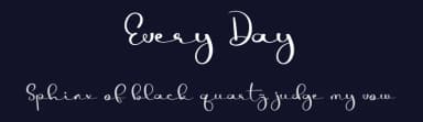 Every Day by Luluk Surotul — Script Handwritten Font — thumbnail 2