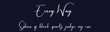Every Way by Erik Studio — Script Handwritten Font — thumbnail 2