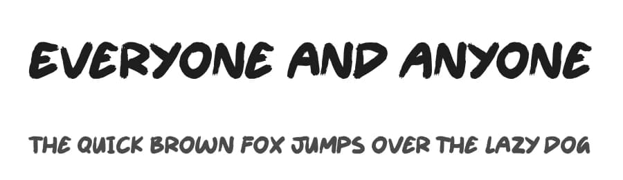 Everyone and Anyone by JSH creates — Script Handwritten Font — preview 1