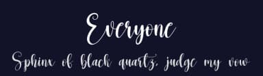 Everyone by Scratchones — Script Handwritten Font — thumbnail 2
