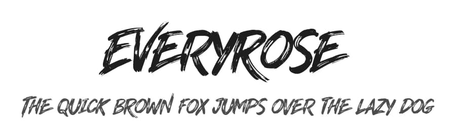 Everyrose by The Branded Quotes — Script Handwritten Font — preview 1