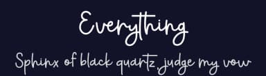 Everything by Graphix Line Studio — Script Handwritten Font — thumbnail 2