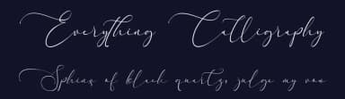 Everything Calligraphy by aldedesign — Script Handwritten Font — thumbnail 2