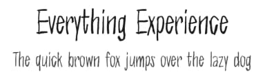 Everything Experience by Juha Korhonen — Script Handwritten Font — thumbnail 1
