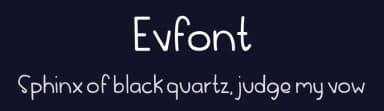 Evfont by Karla Gutierrez — Script Handwritten Font — thumbnail 2