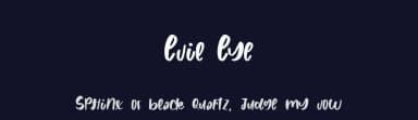 Evil Eye by Mariyana — Script Handwritten Font — thumbnail 2