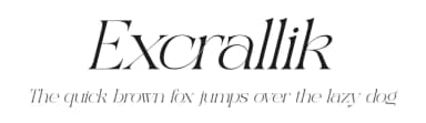 Excrallik by Denustudios — Serif Font — thumbnail 1
