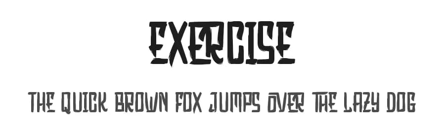 Exercise by DumadiStyle — Script Handwritten Font