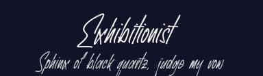 Exhibitionist by 38.lineart — Script Handwritten Font — thumbnail 2