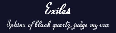 Exiles by Intellecta Design — Script Handwritten Font — thumbnail 2