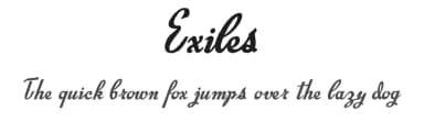 Exiles by Intellecta Design — Script Handwritten Font — thumbnail 1