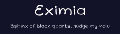 Eximia by Marianela Gutierrez — Script Handwritten Font — thumbnail 2