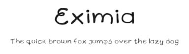 Eximia by Marianela Gutierrez — Script Handwritten Font — thumbnail 1