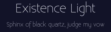Existence Light by Yeah Noah — Sans Serif Font — thumbnail 2