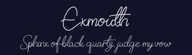 Exmouth by Mabhal Studio — Script Handwritten Font — thumbnail 2